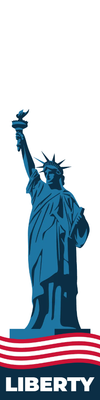 Custom Outdoor Yard Signs Multiple Sizes Statue Of Liberty