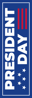 Custom Outdoor Yard Signs Multiple Sizes Happy Presidents Day