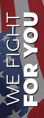 Custom Outdoor Yard Signs Multiple Sizes We Fight