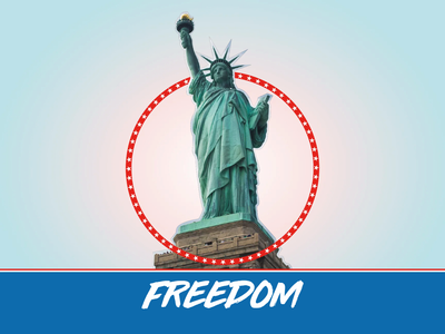 Custom Outdoor Yard Signs Multiple Sizes America Freedom