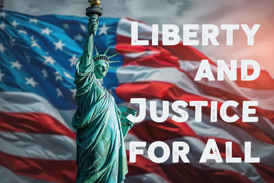 Custom Outdoor Yard Signs Multiple Sizes Liberty and Justice