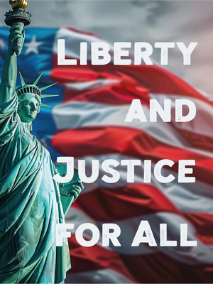 Custom Outdoor Yard Signs Multiple Sizes Liberty and Justice