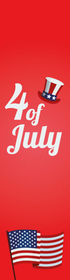 Custom Outdoor Yard Signs Multiple Sizes July Fourth