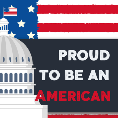 Custom Outdoor Yard Signs Multiple Sizes Proud American