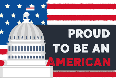 Custom Outdoor Yard Signs Multiple Sizes Proud American
