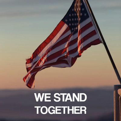 Custom Outdoor Yard Signs Multiple Sizes We Stand Together