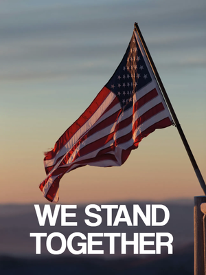 Custom Outdoor Yard Signs Multiple Sizes We Stand Together