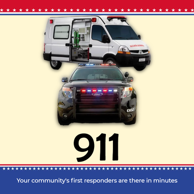 Custom Outdoor Yard Signs Multiple Sizes Community First Responders