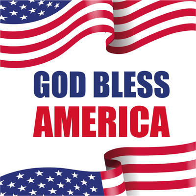 Custom Outdoor Yard Signs Multiple Sizes God Bless America