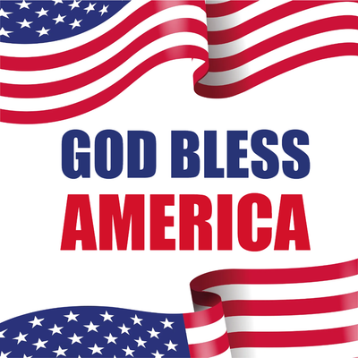 Custom Outdoor Yard Signs Multiple Sizes God Bless America