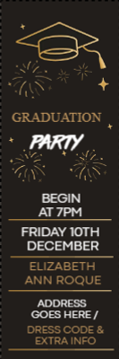 Custom Outdoor Yard Signs Multiple Sizes Graduation Party
