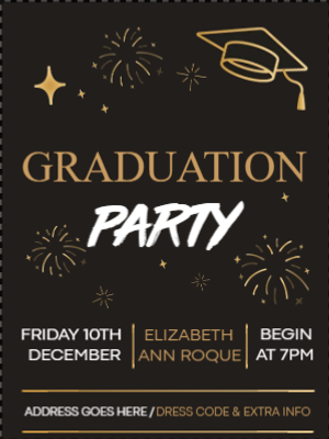 Custom Outdoor Yard Signs Multiple Sizes Graduation Party