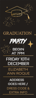Custom Outdoor Yard Signs Multiple Sizes Graduation Party