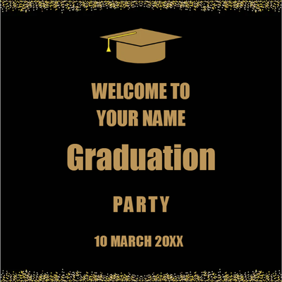 Custom Outdoor Yard Signs Multiple Sizes Graduation Party