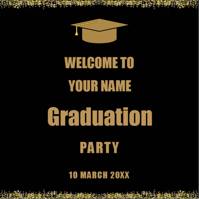 Custom Outdoor Yard Signs Multiple Sizes Graduation Party