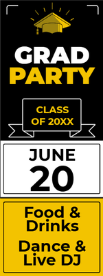 Custom Outdoor Yard Signs Multiple Sizes Graduation Party