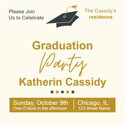 Custom Outdoor Yard Signs Multiple Sizes Graduation Party