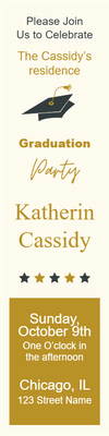 Custom Outdoor Yard Signs Multiple Sizes Graduation Party