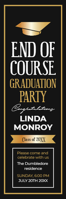 Custom Outdoor Yard Signs Multiple Sizes End of Course