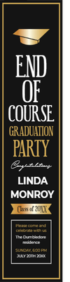 Custom Outdoor Yard Signs Multiple Sizes End of Course