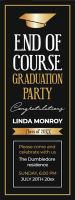Custom Outdoor Yard Signs Multiple Sizes End of Course