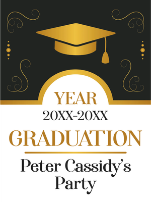 Custom Outdoor Yard Signs Multiple Sizes Year 20XX