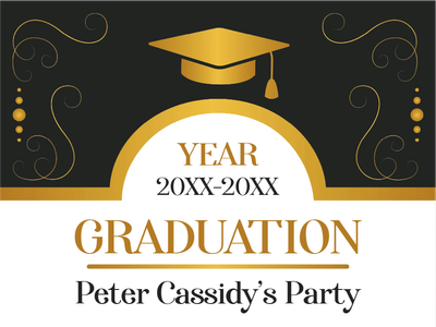 Custom Outdoor Yard Signs Multiple Sizes Year 20XX