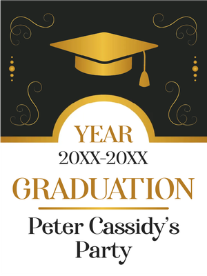 Custom Outdoor Yard Signs Multiple Sizes Year 20XX