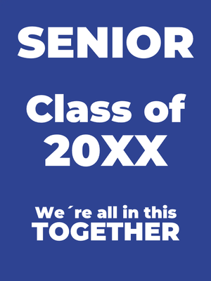 Custom Outdoor Yard Signs Multiple Sizes Senior Class