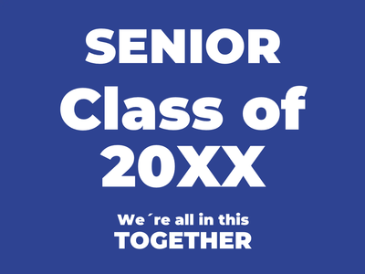 Custom Outdoor Yard Signs Multiple Sizes Senior Class