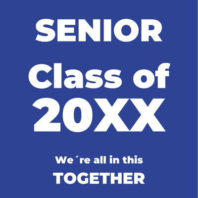 Custom Outdoor Yard Signs Multiple Sizes Senior Class