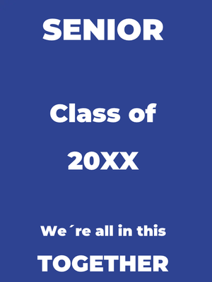 Custom Outdoor Yard Signs Multiple Sizes Senior Class
