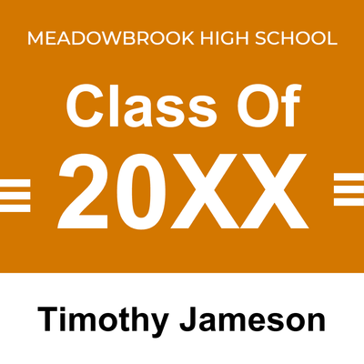 Custom Outdoor Yard Signs Multiple Sizes Class