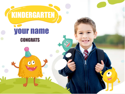 Custom Outdoor Yard Signs Multiple Sizes Kindergarden
