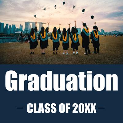Custom Outdoor Yard Signs Multiple Sizes Seven Graduates