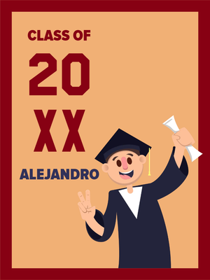 Custom Outdoor Yard Signs Multiple Sizes Class Of 20XX