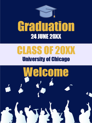 Custom Outdoor Yard Signs Multiple Sizes Class Of 20XX