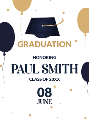 Custom Outdoor Yard Signs Multiple Sizes Graduation University