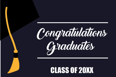 Custom Outdoor Yard Signs Multiple Sizes Congratulations Graduates