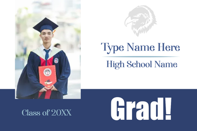 Custom Outdoor Yard Signs Multiple Sizes Grad