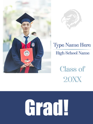 Custom Outdoor Yard Signs Multiple Sizes Grad
