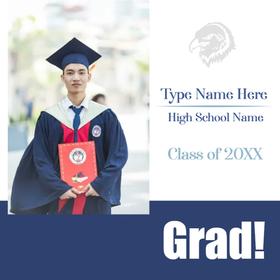 Custom Outdoor Yard Signs Multiple Sizes Grad