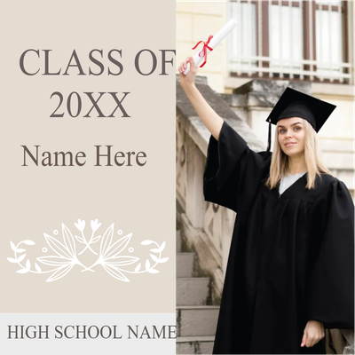 Custom Outdoor Yard Signs Multiple Sizes High School