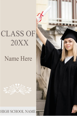 Custom Outdoor Yard Signs Multiple Sizes High School