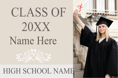 Custom Outdoor Yard Signs Multiple Sizes High School