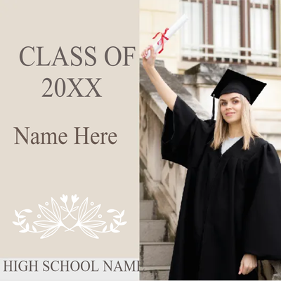 Custom Outdoor Yard Signs Multiple Sizes High School