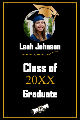 Custom Outdoor Yard Signs Multiple Sizes 20XX Graduate