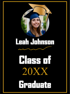 Custom Outdoor Yard Signs Multiple Sizes 20XX Graduate