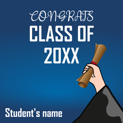 Custom Outdoor Yard Signs Multiple Sizes Diploma of Graduate