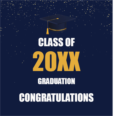 Custom Outdoor Yard Signs Multiple Sizes Class Of 20XX